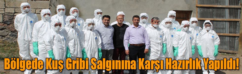 Bölgede Kuş Gribi Salgınına Karşı Hazırlık Yapıldı!