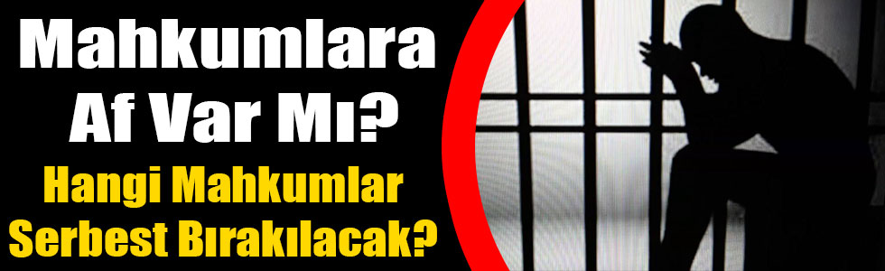 Genel Af Çıkar Mı? 2016 Kısmi Af Kimleri Kapsayacak? Koşullu Salıverme 2016 Koşulları ve Denetimli Serbestlik Şartları Neler?