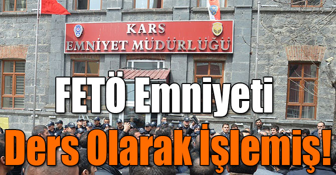 FETÖ Emniyeti Ders Olarak İşlemiş!