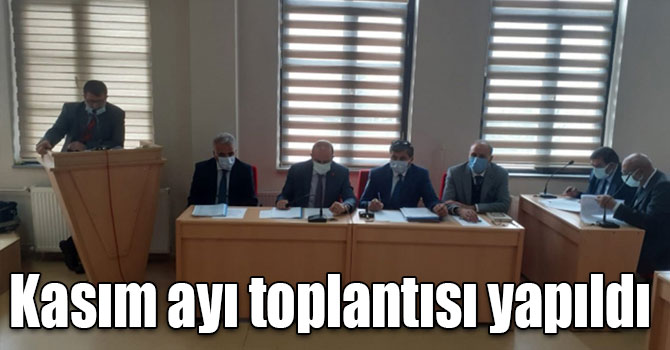 Kars’ta İl Genel Meclisi Kasım ayı toplantısı yapıldı