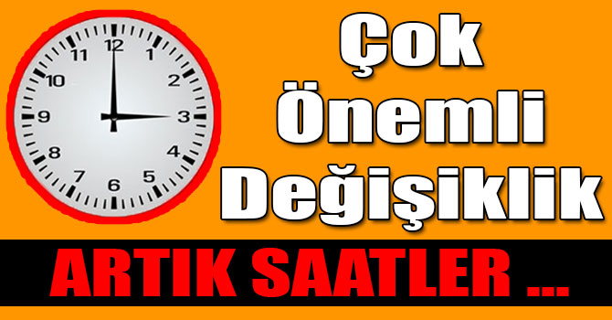 Kış Saati Uygulaması Yürürlükten Kaldırıldı