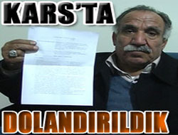 Kars'ta Dolandırıcılık