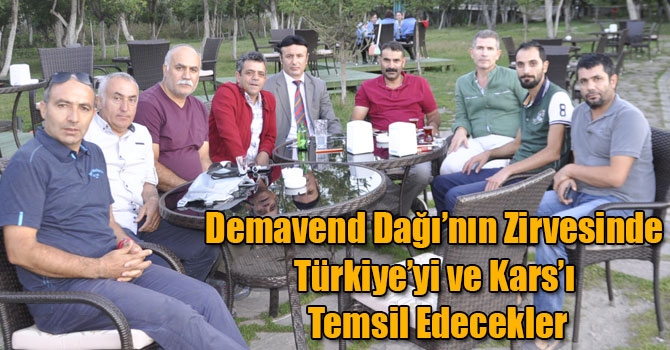 Demavend Dağı’nın Zirvesinde Türkiye’yi ve Kars’ı Temsil Edecekler