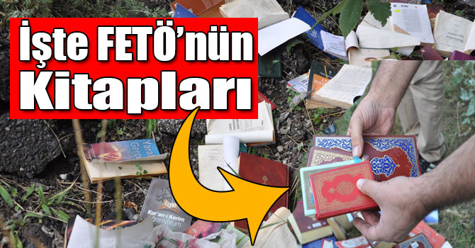 Kars'ta Dere Kenarında FETÖ'ye Ait 500'ün Üzerinde Kitap Bulundu