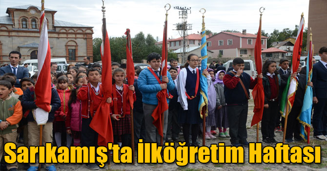 Sarıkamış'ta İlköğretim Haftası