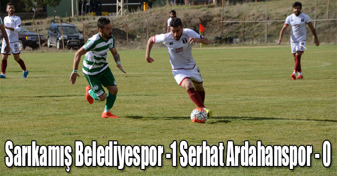 Sarıkamış Belediyespor -1 Serhat Ardahanspor - 0