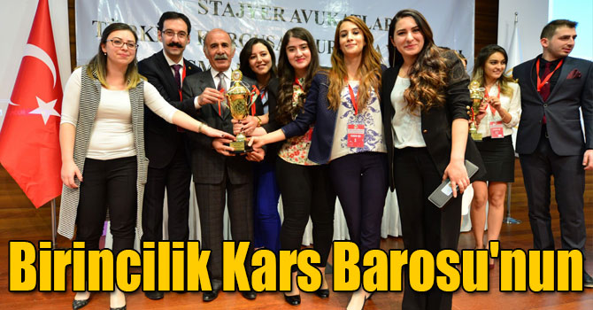 Kurgusal Duruşma Yarışmasında Birincilik Kars Barosu'nun