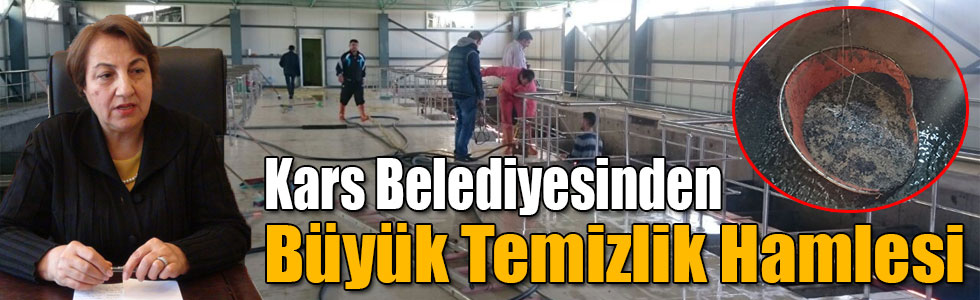 Kars Belediyesinden Büyük Temizlik Hamlesi