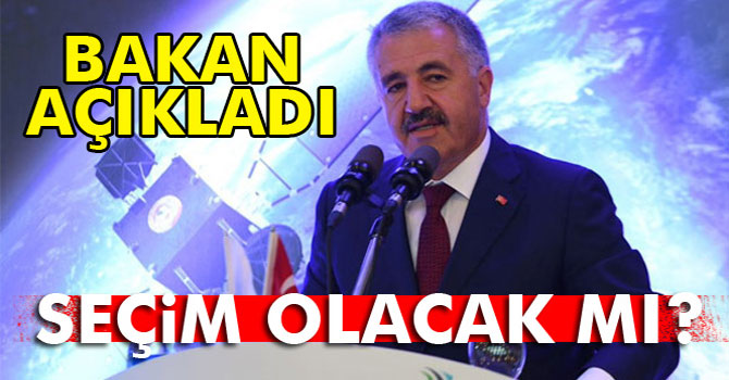 Bakan Arslan: 'Herhangi Bir Seçim Söz Konusu Değil'