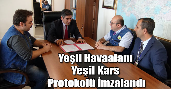 Yeşil Havaalanı Yeşil Kars Protokolü İmzalandı