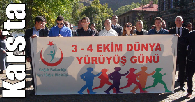 Kars’ta 3-4 Ekim Dünya Yürüyüş Günü