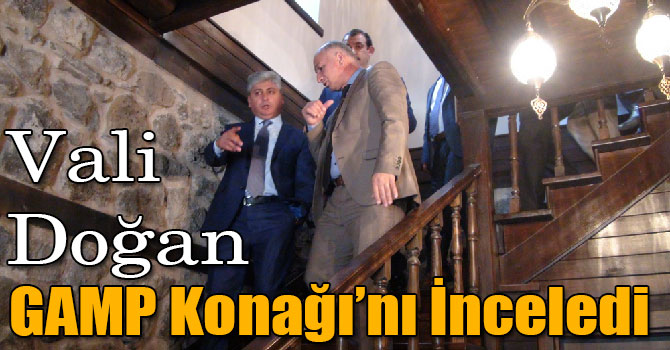 Kars Valisi Doğan, Gazi Ahmet Muhtar Paşa Konağı’nı İnceledi
