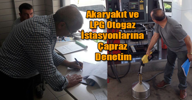 Akaryakıt ve LPG Otogaz İstasyonlarına Çapraz Denetim