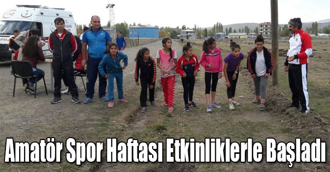 Amatör Spor Haftası Etkinliklerle Başladı