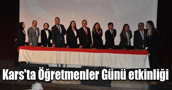 Kars'ta 24 Kasım Öğretmenler Günü etkinliği