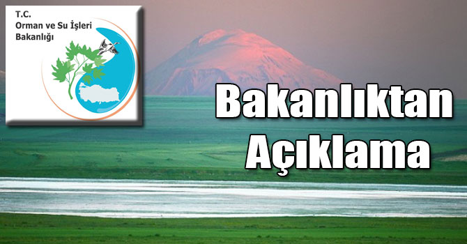 Orman ve Su İşleri Bakanlığı’ndan Sulak Alanlara İlişkin Açıklama