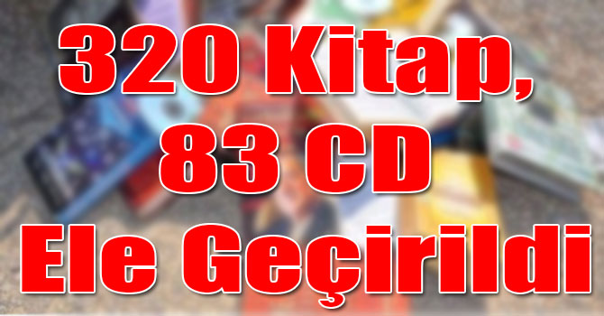 Sarıkamış’ta FETÖ’ye ait 320 Kitap, 83 CD Ele Geçirildi