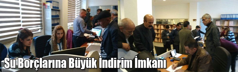 Su Borçlarına Büyük İndirim İmkanı