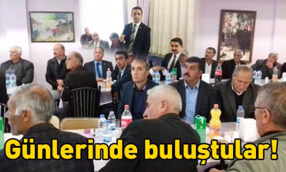 Kaymakam Üçgül, muhtarlarla yemekte buluştu