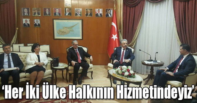 Bakan Arslan: Her İki Ülke Halkının Hizmetindeyiz