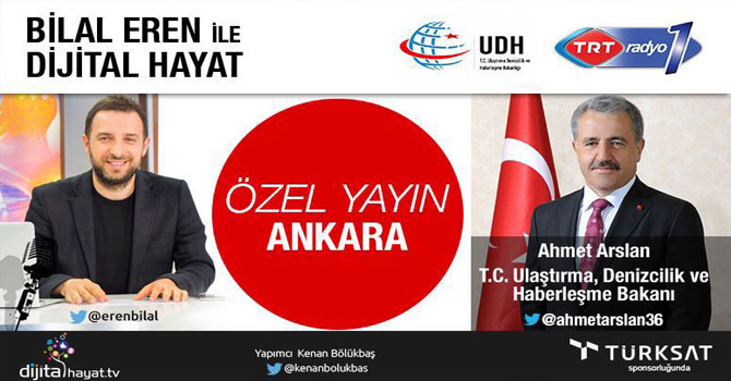 Bakan Arslan, Bugün TRT Radyosunun Canlı Yayın Konuğu Olacak!