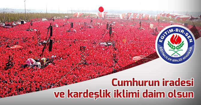 Eğitim Bir Sen'den 29 Ekim Mesajı