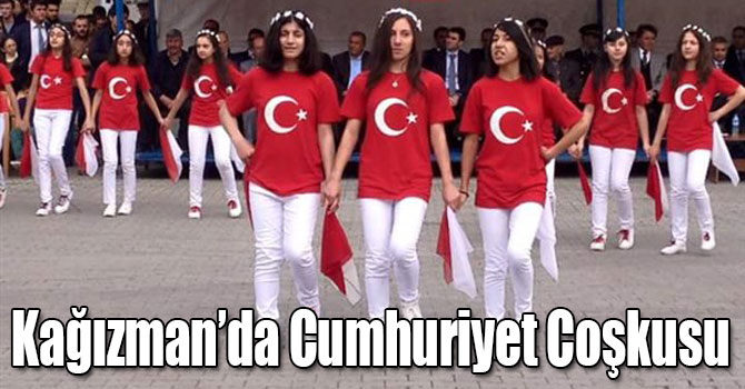 Kağızman’da Cumhuriyet Coşkusu