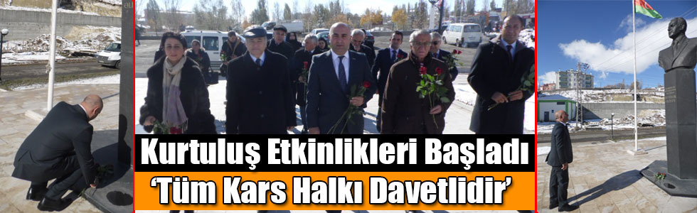 Kars’ta Azerbaycan’ın Kurtuluş Etkinlikleri Başladı