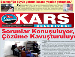 "Kars Belediyesi Bülteni'nin" Onbirinci sayısı çıktı.