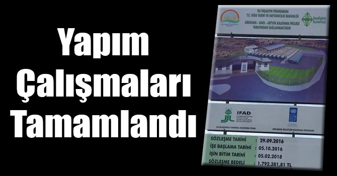 Sarıkamış Hayvan Pazarı Yapımı İçin Çalışmalar Tamamlandı