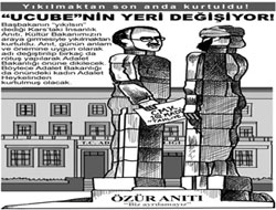 Cumhuriyet'ten cizgi yorum