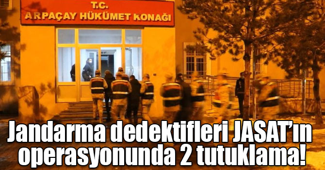 Jandarma dedektifleri JASAT’ın operasyonunda 2 tutuklama!