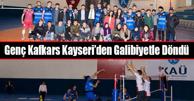 Genç Kafkars Kayseri’den Galibiyetle Döndü