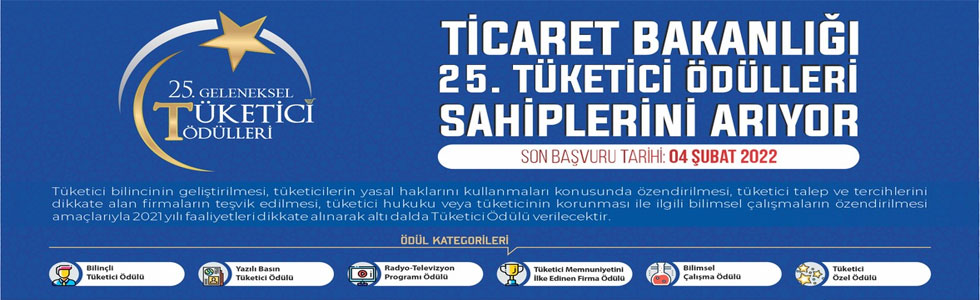 25’inci tüketici ödülleri sahiplerini arıyor