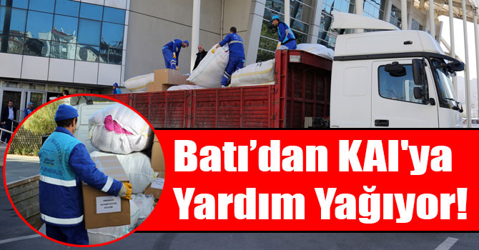 Esenyurt Belediyesi'nden KAI'ya 1 TIR Dolusu Yardım