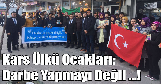 Kars Ülkü Ocakları: Darbe Yapmayı Değil, Kitap Okumayı Öğretiyoruz
