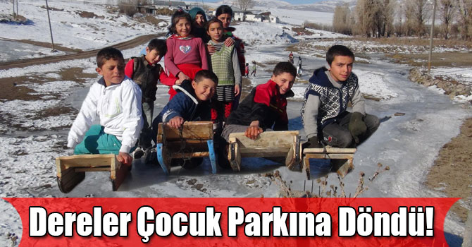 Kars'ta Dereler Çocuk Parkına Döndü!