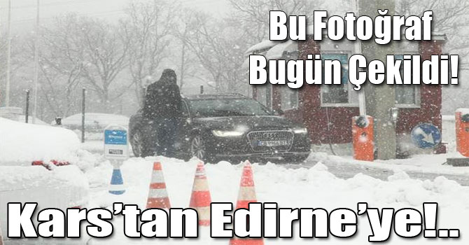 Kars 'Kar'a Hasret kaldı!