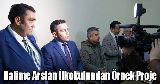 Halime Arslan İlkokulundan Örnek Proje