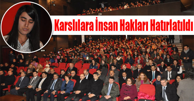 Karslılara İnsan Hakları Hatırlatıldı