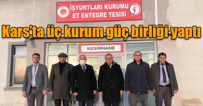 Kars’ta Tarım ve hayvancılığın gelişmesi için üç kurum güç birliği yaptı