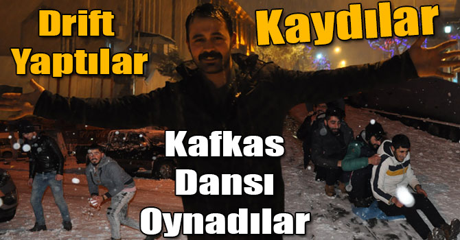 Kars’ta Yoğun Kar Yağışı