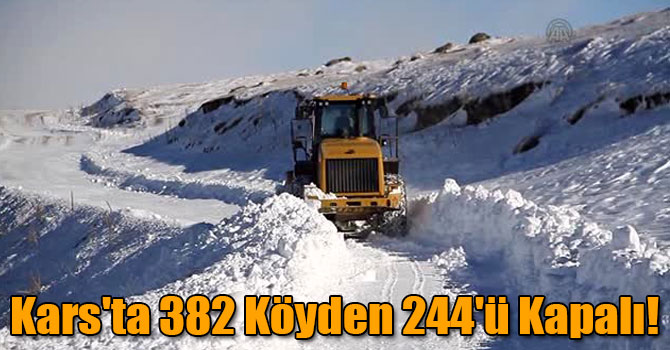 Kars'ta 382 Köyden 244'ü Kapalı!
