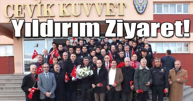 Başkan Yıldırım, Çevik Kuvvet Ankara Şube Müdürlüğü’ne Taziye Ziyaretinde Bulundu