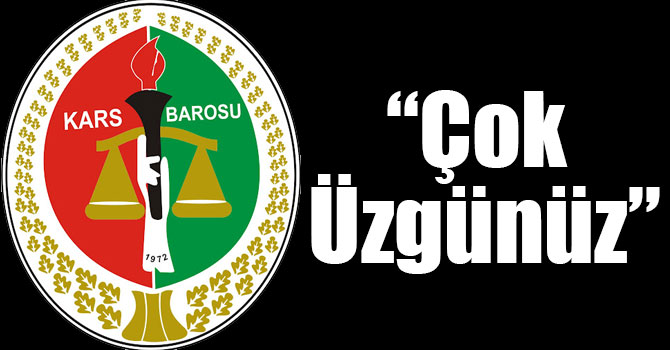 “Çok Üzgünüz”