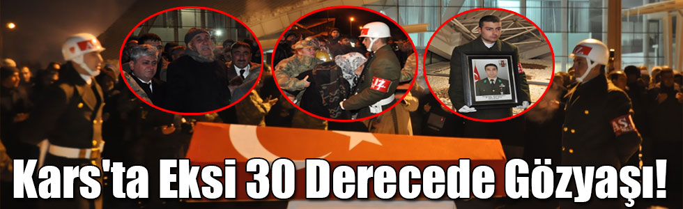 Kars'ta Eksi 30 Derecede Gözyaşı!