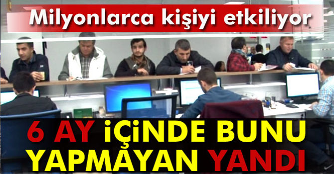 Sicil Affından Yararlanmak İçin 6 Ay Var