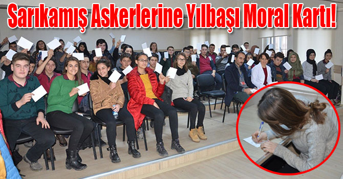 Öğrencilerden Sarıkamış Askerlerine Yılbaşı Moral Kartı!