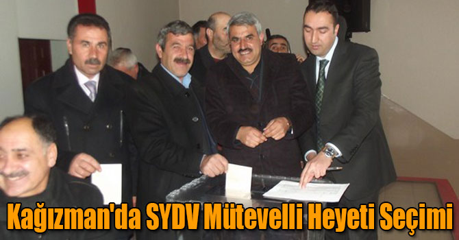 Kağızman'da SYDV Mütevelli Heyeti Seçimi