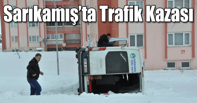 Sarıkamış’ta Trafik Kazası